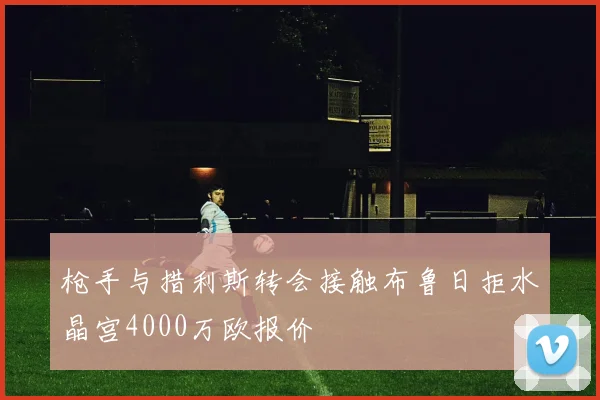 枪手与措利斯转会接触布鲁日拒水晶宫4000万欧报价